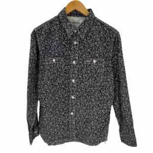 BURGUS PLUS(バーガスプラス) L/S フラワープリント ワークシャツ メンズ JPN：S 【中古】【ブランド古着バズストア】