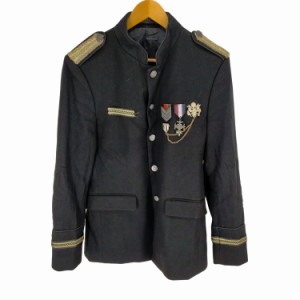 ZARA(ザラ) 銀ボタン ロゴ装飾軍服 メンズ UK：40 【中古】【ブランド古着バズストア】