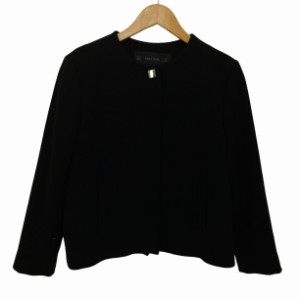 ZARA(ザラ) ノーカラージャケット レディース import：M 【中古】【ブランド古着バズストア】