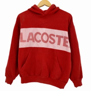 IZOD LACOSTE(アイゾッドラコステ) 80-90s USA製 ロゴプリント プルオーバーパーカー レディース import：M 【中古】【ブランド古着バズ