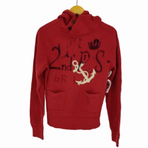 Polo by RALPH LAUREN(ポロバイラルフローレン) プルオーバーパーカー ヘンリーネック 加工 メンズ  S【中古】【ブランド古着バズストア