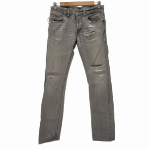 RRL RALPH LAUREN(ダブルアールエル ラルフローレン) USA製 ダメージボタンフライデニムパンツ メンズ US：28-29 【中古】【ブランド古着