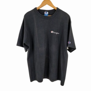 Champion(チャンピオン) スクリプトロゴ クルーネックTシャツ メンズ import：L 【中古】【ブランド古着バズストア】