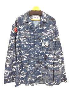 US NAVY(ユーエスネイビー) NWU NAVY WORKING UNIFORM デジカモミリタリーシャツ メンズ 表記無 【中古】【ブランド古着バズストア】