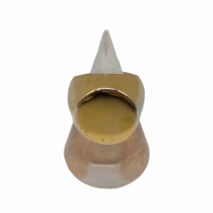 JIL SANDER(ジルサンダー) signet ring bronze レディース  8号【中古】【ブランド古着バズストア】