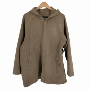 WOOLRICH(ウールリッチ) USA製 TALON デカ五角形ジップ ウールパーカー メンズ 表記無 【中古】【ブランド古着バズストア】