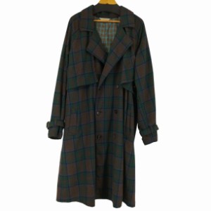 Jieda(ジエダ) 19AW PLAID TRENCH COAT チェックウールトレンチコート メンズ JPN：2 【中古】【ブランド古着バズストア】