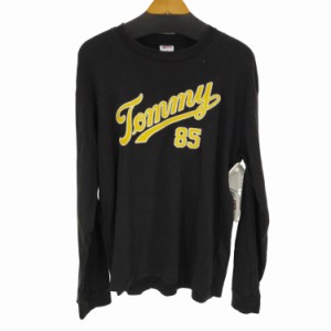 tommy jeans(トミージーンズ) L/S TEE ロゴ刺繍 メンズ  S【中古】【ブランド古着バズストア】