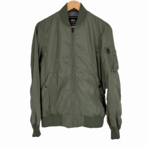 ALPHA INDUSTRIES(アルファインダストリーズ) MA-1 ジップジャケット メンズ JPN：M 【中古】【ブランド古着バズストア】