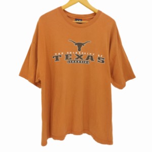 USED古着(ユーズドフルギ) {{AS SPORTS}} TEXASUNIVERSITY プリント Tシャツ メンズ  2XL【中古】【ブランド古着バズストア】