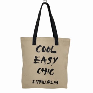 3.1 phillip lim(スリーワンフィリップリム) NORTH SOUTH COOL EASY CHIC キャンバストートバッグ レディース  表記無【中古】【ブランド