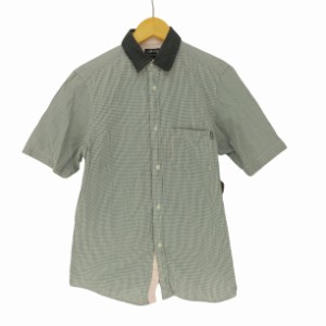 Stussy(ステューシー) ギンガムチェック クレリック S/S シャツ メンズ import：S 【中古】【ブランド古着バズストア】