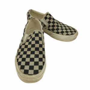 VANS(バンズ) SLIP-ON エコバンドリーチェッカーボードクラシック レディース JPN：23 【中古】【ブランド古着バズストア】