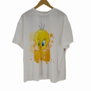 USED古着(ユーズドフルギ) {{LOONEY TUNES}}キャラクタープリントTシャツ レディース 表記無 【中古】【ブランド古着バズストア】