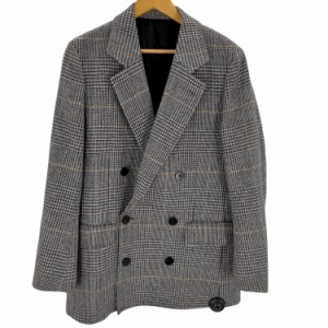 Edition(エディション) 21AW FOX FLANNEL TWEED CHECK ウール 6B チェックジャケット メンズ FREE 【中古】【ブランド古着バズストア】