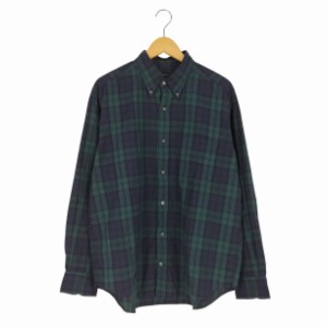 UNITED ARROWS green label relaxing(ユナイテッドアローズグリーンレーベルリラクシング) チェック ボタンダウンシャツ メンズ JPN：L 