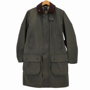 Barbour(バブアー) SL BORDER ボーダー  英国製 オイルドコットン コート メンズ  38【中古】【ブランド古着バズストア】