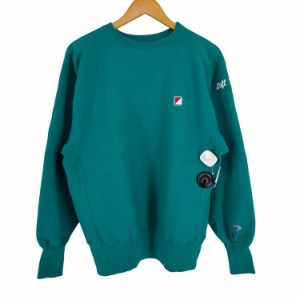 Champion(チャンピオン) USA製 REVERSE WAVE トリコタグ ボックスロゴ SOLT JOUCH クルーネックスウェット メンズ import：L 【中古】【