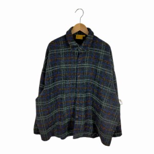 USED古着(ユーズドフルギ) {{gopudo}}ラティスパターンシャツジャケット メンズ JPN：XXL 【中古】【ブランド古着バズストア】