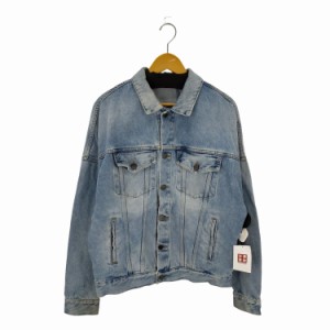 Palm Angels(パームエンジェルス) Shoulder Logo Denim Jacket デニムジャケット バックショルダーロゴ メンズ JPN：M 【中古】【ブラン