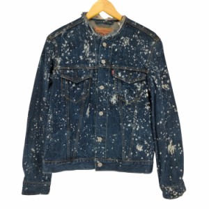 Levis(リーバイス) ペイント加工デニムジャケット メンズ JPN：M 【中古】【ブランド古着バズストア】