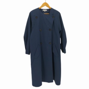 moussy(マウジー) 23SS COLLARLESS TRENCH COAT カラーレス トレンチ コート レディース JPN：2 【中古】【ブランド古着バズストア】