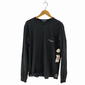 COMME des GARCONS HOMME(コムデギャルソンオム) 24SS ロゴプリント フロントポケットロングスリーブTシャツ メンズ JPN：L 【中古】【ブ