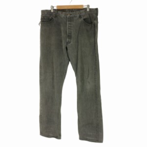 Levis(リーバイス) 90S 95年製 MADE IN USA  後染め ボタンフライ ブラックデニムパンツ メンズ  40/34【中古】【ブランド古着バズストア