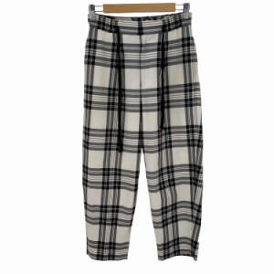 MONKEY TIME(モンキータイム) TW WHITE TARTAN WIDE 1P EASY PANTS/イージーパンツ メンズ JPN：S 【中古】【ブランド古着バズストア】