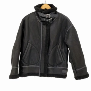 FRAY I.D(フレイアイディー) 18AW シングルボンバージャケット ボア レディース JPN：1 【中古】【ブランド古着バズストア】