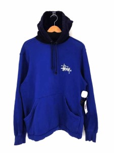 Stussy(ステューシー) バッグプリントロゴパーカー メンズ JPN：M 【中古】【ブランド古着バズストア】の通販はau PAY