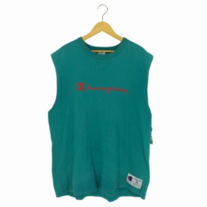 Champion(チャンピオン) メキシコ製 プリントロゴ ノースリーブカットソー メンズ import：XL 【中古】【ブランド古着バズストア】