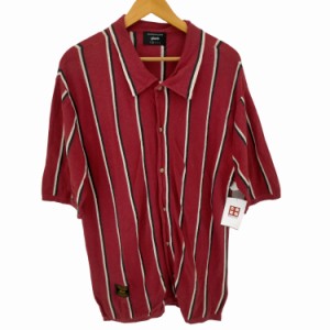 glamb(グラム) 20SS Stripe big knit SH/ストライプビッグニットシャツ メンズ JPN：1 【中古】【ブランド古着バズストア】