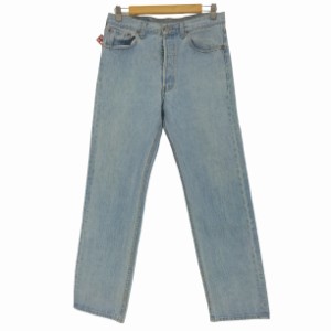 Levis(リーバイス) 90S USA製 501 ボタン裏501刻印 ボタンフライ デニム パンツ 99年製 脇割 メンズ  W33 L32【中古】【ブランド古着バズ