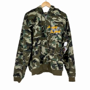 USED古着(ユーズドフルギ) {{MEDM}} CAMOUFLAGE FOAM PRINT ZIP HOODIE  メンズ JPN：M 【中古】【ブランド古着バズストア】