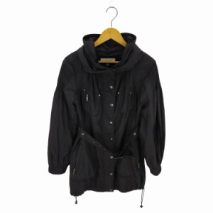 【アクアスキュータム】Aquascutum ナイロンコート　薄手　シンプル　M