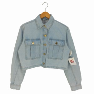 ZARA(ザラ) CROPPED DENIM JACKET クロップドデニムジャケット レディース import：S 【中古】【ブランド古着バズストア】