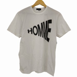 COMME des GARCONS HOMME(コムデギャルソンオム) HOMMEプリント Tシャツ メンズ JPN：L 【中古】【ブランド古着バズストア】
