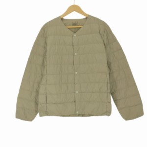 無印良品(ムジルシリョウヒン) 23AW 軽量ダウンノーカラーダウンジャケット レディース  L【中古】【ブランド古着バズストア】