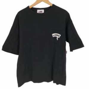 LAND by MILKBOY(ランド バイ ミルクボーイ) ロゴプリント S/S Tシャツ メンズ 表記無 【中古】【ブランド古着バズストア】