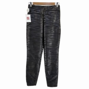 ZARA(ザラ) BONDED LEGGINGS WITH ANIMAL MOTIF EMBOSSING レディース  M【中古】【ブランド古着バズストア】