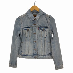 Levis(リーバイス) ORIGINAL TRUCKER JACKET USED加工 レディース JPN：S 【中古】【ブランド古着バズストア】