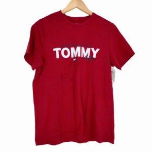 TOMMY HILFIGER(トミーヒルフィガー) ロゴプリント半袖Tシャツ メンズ JPN：S 【中古】【ブランド古着バズストア】