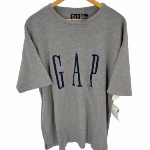Gap(ギャップ) 90s OLD 韓国製  ブランドロゴ刺繍Tシャツ メンズ JPN：L 【中古】【ブランド古着バズストア】