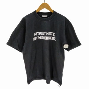 CLANE HOMME(クラネオム) BIG TEE ボトルネック ビッグTシャツ  メンズ JPN：1 【中古】【ブランド古着バズストア】