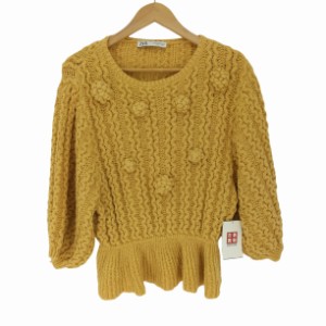 ZARA(ザラ) Zara TEXTURED SWEATER レディース import：M 【中古】【ブランド古着バズストア】