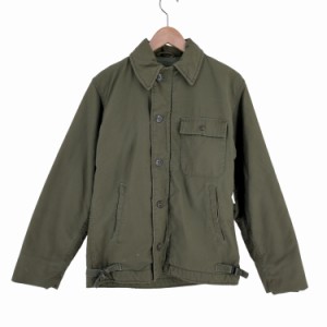 US NAVY(ユーエスネイビー) U.S.NAVY CONMAR ZIP A-2 デッキジャケット メンズ  34-36【中古】【ブランド古着バズストア】