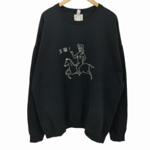 WACKO MARIA(ワコマリア) 23AW 世界平和プロジェクト CREW NECK SWEAT SHIRT TYPE-1 天国 メンズ  2XL【中古】【ブランド古着バズストア