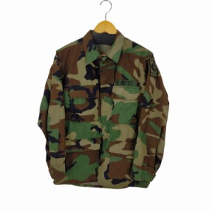 US ARMY(ユーエスアーミー) 90s 99年製 リップストップ ウッドランドカモ BDU コンバットジャケット メンズ  SMALL-SHORT【中古】【ブラ