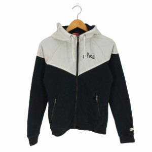 NIKE(ナイキ) jacket hoodie 切替ジップアップパーカー レディース import：M 【中古】【ブランド古着バズストア】